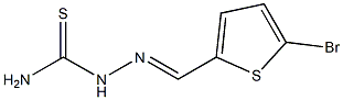 2-[(E)-(5-bromo-2-thienyl)methylidene]-1-hydrazinecarbothioamide Struktur
