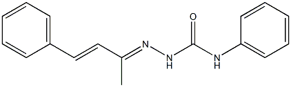 2-[(Z,2E)-1-methyl-3-phenyl-2-propenylidene]-N-phenyl-1-hydrazinecarboxamide|