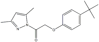 2-[4-(tert-butyl)phenoxy]-1-(3,5-dimethyl-1H-pyrazol-1-yl)-1-ethanone