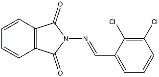 2-{[(E)-(2,3-dichlorophenyl)methylidene]amino}-1H-isoindole-1,3(2H)-dione Structure