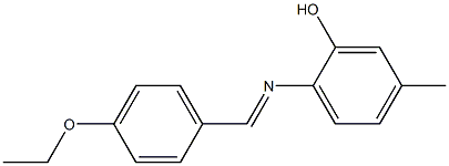 2-{[(E)-(4-ethoxyphenyl)methylidene]amino}-5-methylphenol
