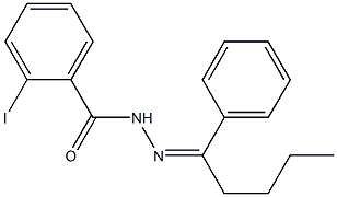 2-iodo-N'-[(Z)-1-phenylpentylidene]benzohydrazide