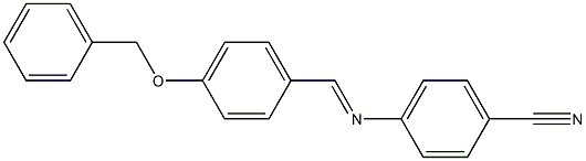 4-({(E)-[4-(benzyloxy)phenyl]methylidene}amino)benzonitrile