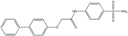 N-[4-(aminosulfonyl)phenyl]-2-([1,1'-biphenyl]-4-yloxy)acetamide
