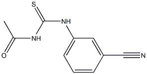 N-acetyl-N'-(3-cyanophenyl)thiourea