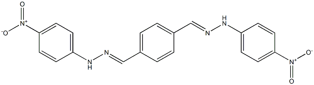 terephthalaldehyde bis[N-(4-nitrophenyl)hydrazone] Structure