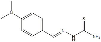 2-{[4-(dimethylamino)phenyl]methylene}-1-hydrazinecarbothioamide Structure