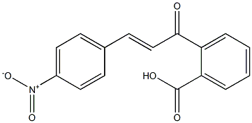2-[(E)-3-(4-nitrophenyl)-2-propenoyl]benzenecarboxylic acid Structure