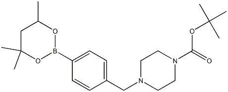 tert-Butyl 4-[4-(4,4,6-trimethyl-1,3,2-dioxaborinan-2-yl)benzyl]piperazine-1-carboxylate