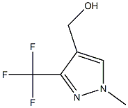 1-甲基-3-三氟甲基-1H-吡唑-4-甲醇,,结构式