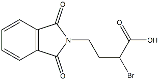 2-bromo-4-(1,3-dioxo-1,3-dihydro-2H-isoindol-2-yl)butanoic acid Structure