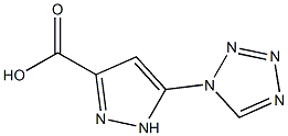 5-(1H-tetrazol-1-yl)-1H-pyrazole-3-carboxylic acid Structure