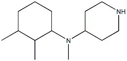 N-(2,3-dimethylcyclohexyl)-N-methylpiperidin-4-amine Structure