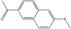 2-Acetyl-6-methylthionaphthalene Struktur