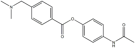 4-(Acetylamino)phenol 4-(dimethylaminomethyl)benzoate