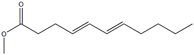 4,6-Undecadienoic acid methyl ester Struktur