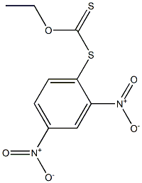 Dithiocarbonic acid O-ethyl S-(2,4-dinitrophenyl) ester Structure