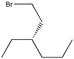 [S,(+)]-1-Bromo-3-ethylhexane Struktur