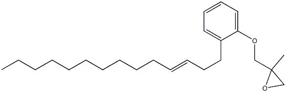 2-(3-Tetradecenyl)phenyl 2-methylglycidyl ether Structure