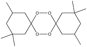 2,2,4,11,11,13-Hexamethyl-7,8,15,16-tetraoxadispiro[5.2.5.2]hexadecane 结构式