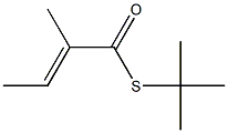 (E)-2-Methyl-2-butenethioic acid S-tert-butyl ester Structure