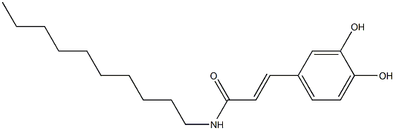 (E)-N-Decyl-3-(3,4-dihydroxyphenyl)propenamide|