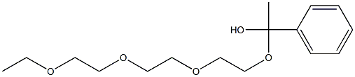 2-Phenyl-2-methyl-1,3,6,9,12-pentaoxatetradecane Structure