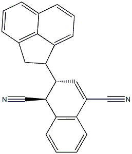 (1R,2S)-2-[(1S)-Acenaphthen-1-yl]-1,2-dihydronaphthalene-1,4-dicarbonitrile Structure