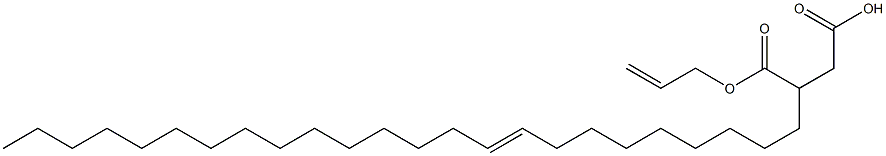 3-(9-Tetracosenyl)succinic acid 1-hydrogen 4-allyl ester Structure