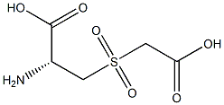 S-(Carboxymethyl)-L-cysteine S,S-dioxide Struktur