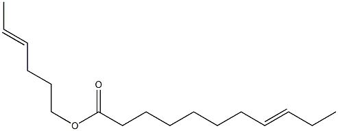 8-Undecenoic acid 4-hexenyl ester Structure