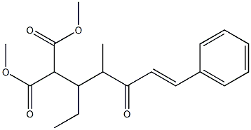 2-[(4E)-1-Ethyl-2-methyl-5-phenyl-3-oxo-4-pentenyl]propanedioic acid dimethyl ester