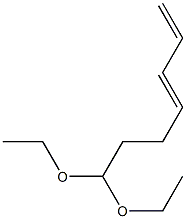 4,6-Heptadienal diethyl acetal Structure