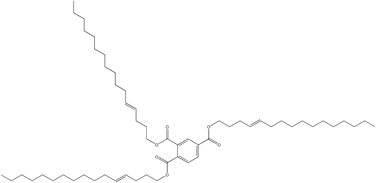 1,2,4-Benzenetricarboxylic acid tri(4-hexadecenyl) ester Structure