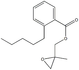 2-Pentylbenzoic acid 2-methylglycidyl ester