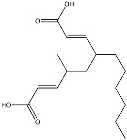 Diacrylic acid 1-hexyl-3-methyl-1,3-propanediyl ester Struktur