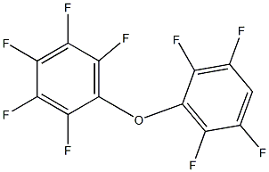 1-(2,3,5,6-Tetrafluorophenoxy)-2,3,4,5,6-pentafluorobenzene Struktur