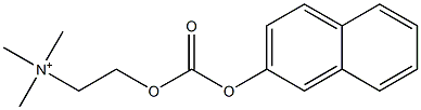 O-(2-Naphtyloxycarbonyl)choline Structure