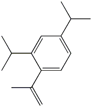 1-イソプロペニル-2,4-ジイソプロピルベンゼン 化学構造式