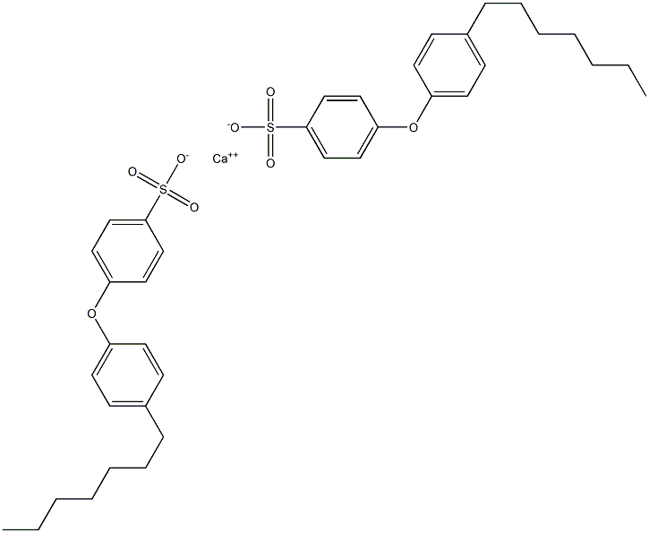 Bis[4-(4-heptylphenoxy)benzenesulfonic acid]calcium salt