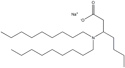 3-(Dinonylamino)heptanoic acid sodium salt