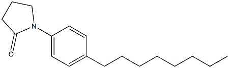 1-(4-Octylphenyl)-2-pyrrolidone Structure