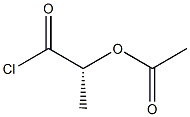 [R,(-)]-2-(Acetyloxy)propionic acid chloride 结构式