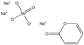 Sodium hydrogen pyroantimonate Struktur