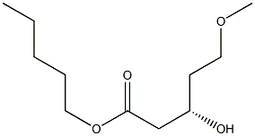 (S)-3-Hydroxy-5-methoxypentanoic acid pentyl ester Structure
