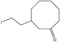 3-(2-Iodoethyl)cyclooctan-1-one 结构式