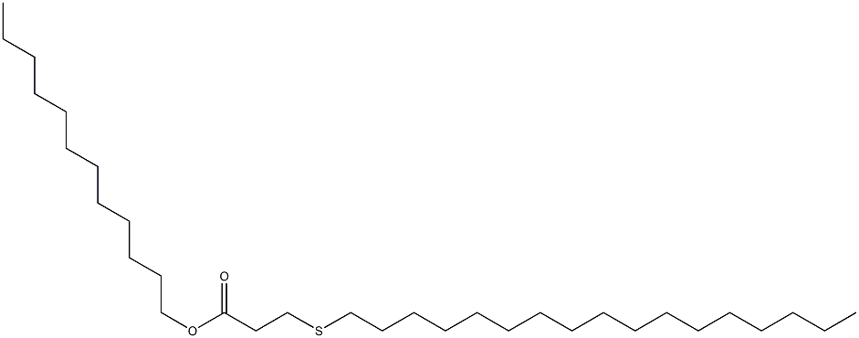 3-(Heptadecylthio)propionic acid dodecyl ester Structure