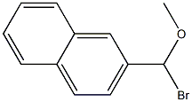 1-Methoxy-2-naphthalenylmethyl bromide Struktur