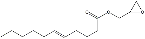 5-ウンデセン酸グリシジル 化学構造式