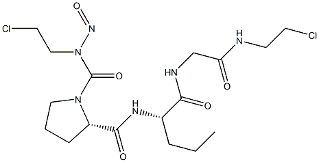 (2S)-N-[(S)-1-[[[(2-Chloroethyl)carbamoyl]methyl]carbamoyl]butyl]-1-[(2-chloroethyl)nitrosocarbamoyl]-2-pyrrolidinecarboxamide